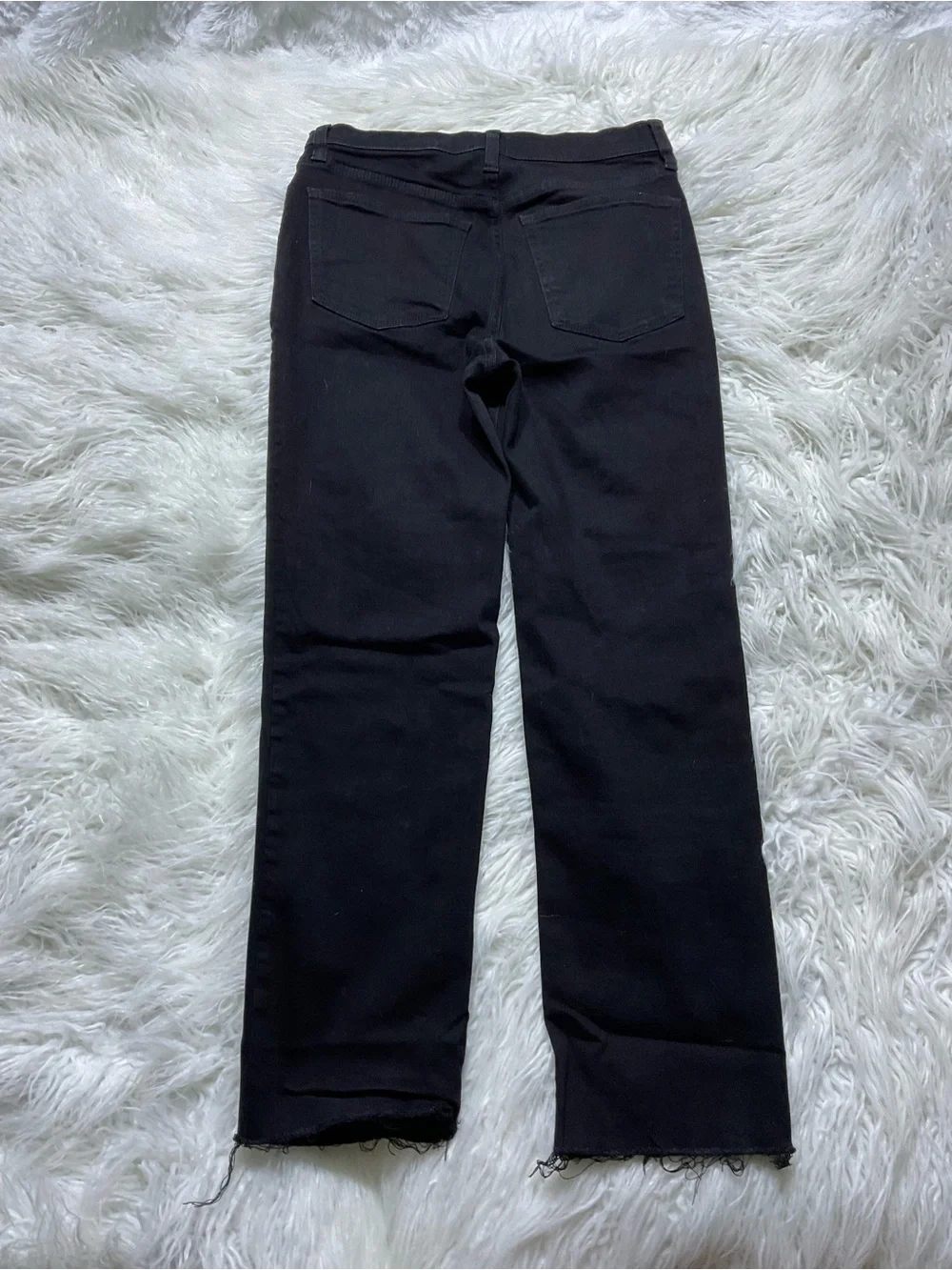 J Crew Black Stovepipe Straight Jean In Signature Stretch